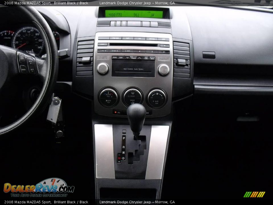 2008 Mazda MAZDA5 Sport Brilliant Black / Black Photo #21