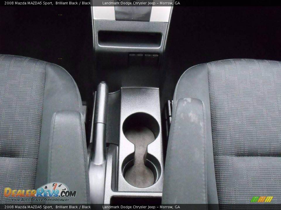 2008 Mazda MAZDA5 Sport Brilliant Black / Black Photo #22
