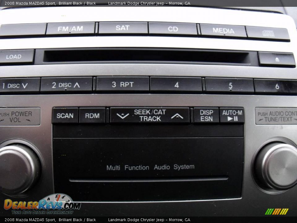 2008 Mazda MAZDA5 Sport Brilliant Black / Black Photo #25