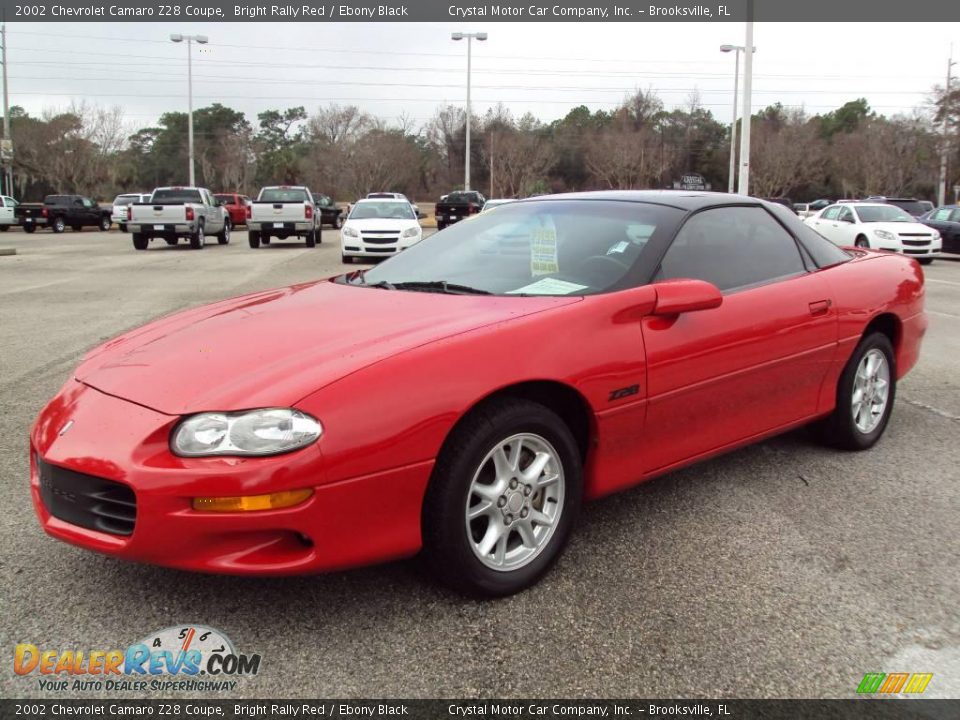2002 Chevrolet Camaro Z28 Coupe Bright Rally Red / Ebony Black Photo #1