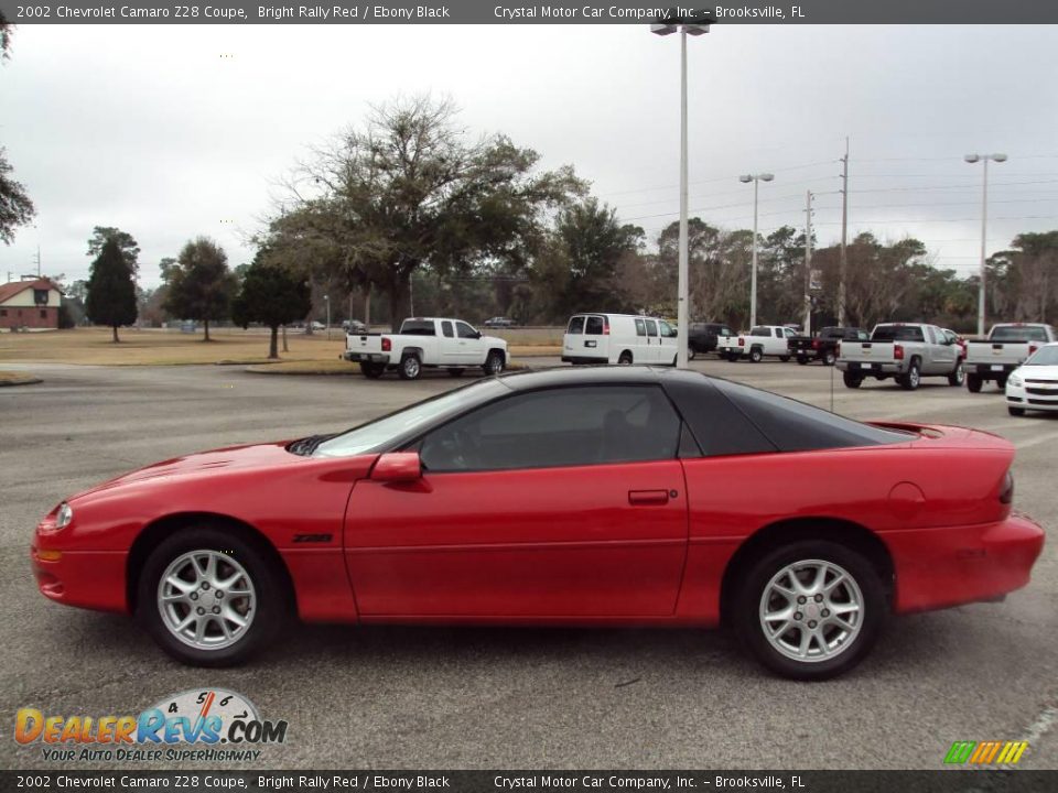 2002 Chevrolet Camaro Z28 Coupe Bright Rally Red / Ebony Black Photo #2