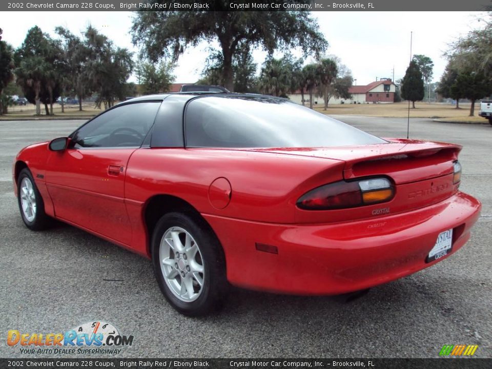 2002 Chevrolet Camaro Z28 Coupe Bright Rally Red / Ebony Black Photo #3