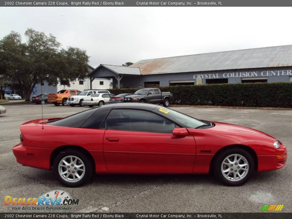 2002 Chevrolet Camaro Z28 Coupe Bright Rally Red / Ebony Black Photo #9