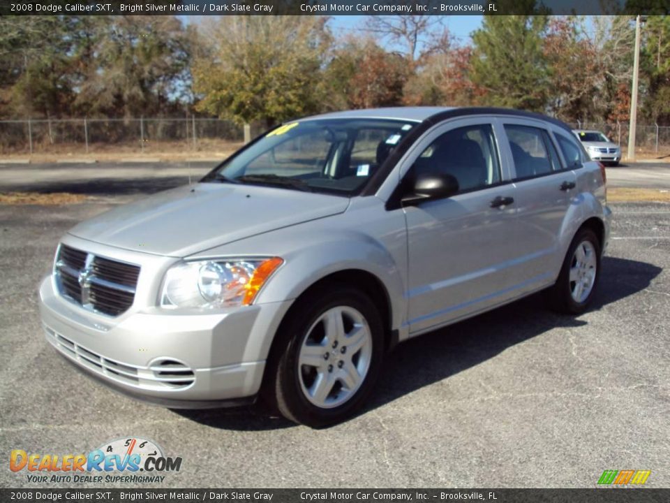 2008 Dodge Caliber SXT Bright Silver Metallic / Dark Slate Gray Photo #1
