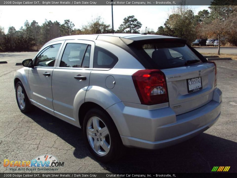 2008 Dodge Caliber SXT Bright Silver Metallic / Dark Slate Gray Photo #3