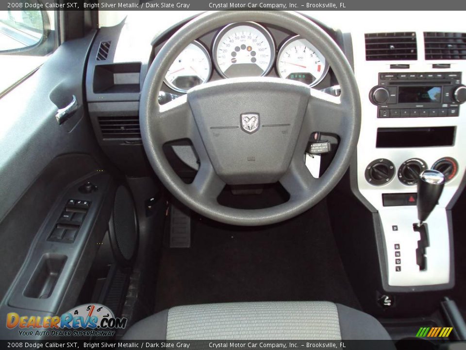2008 Dodge Caliber SXT Bright Silver Metallic / Dark Slate Gray Photo #6