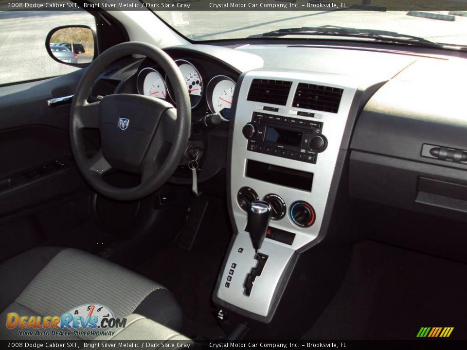 2008 Dodge Caliber SXT Bright Silver Metallic / Dark Slate Gray Photo #12