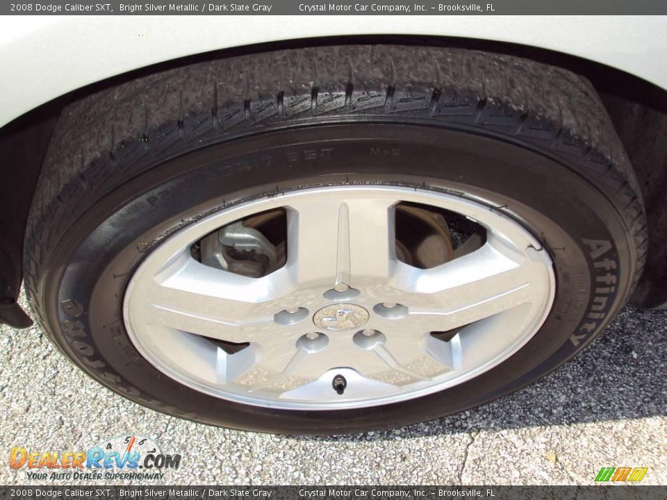 2008 Dodge Caliber SXT Bright Silver Metallic / Dark Slate Gray Photo #15