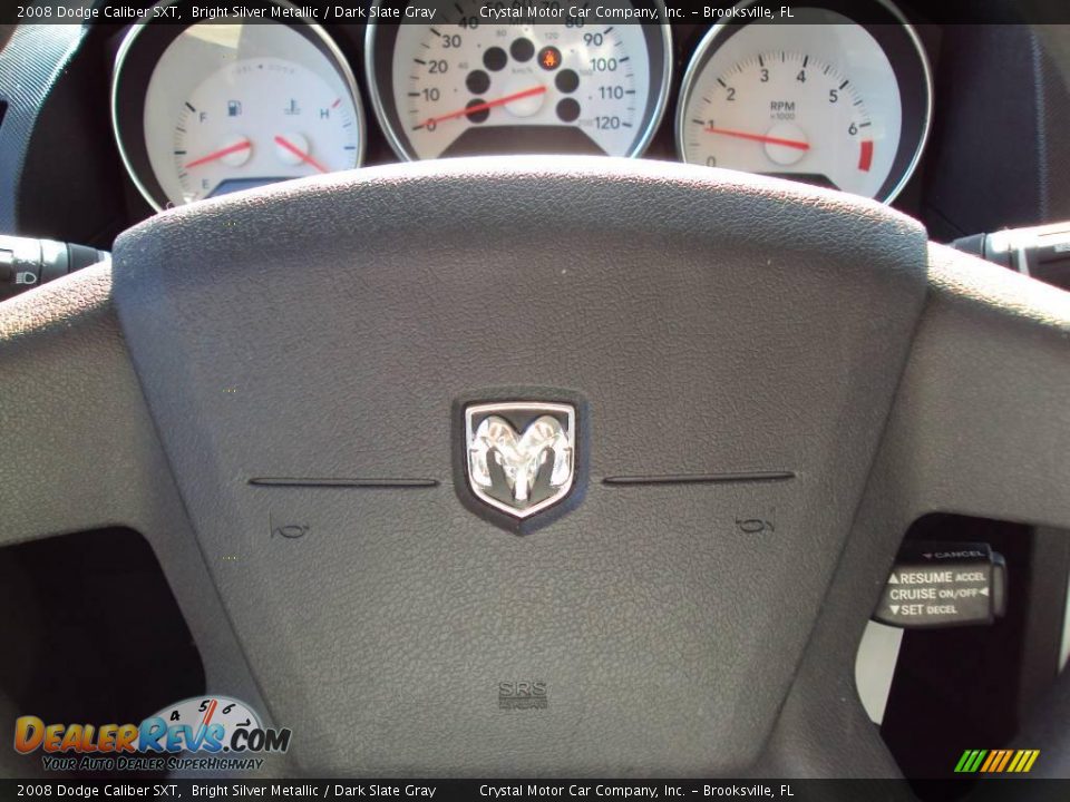 2008 Dodge Caliber SXT Bright Silver Metallic / Dark Slate Gray Photo #22
