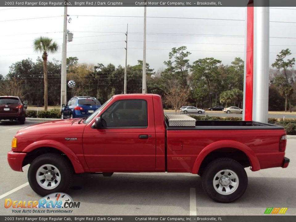 2003 Ford Ranger Edge Regular Cab Bright Red / Dark Graphite Photo #2