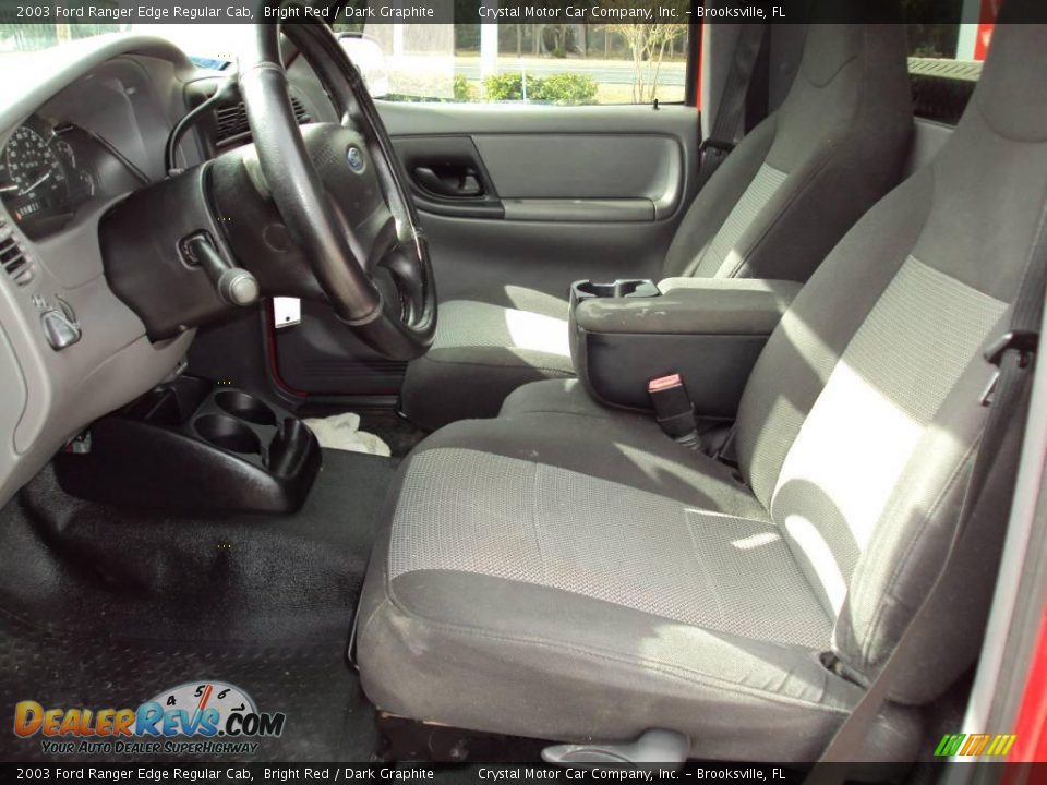 2003 Ford Ranger Edge Regular Cab Bright Red / Dark Graphite Photo #4