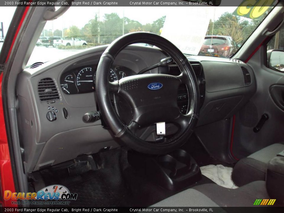 2003 Ford Ranger Edge Regular Cab Bright Red / Dark Graphite Photo #5