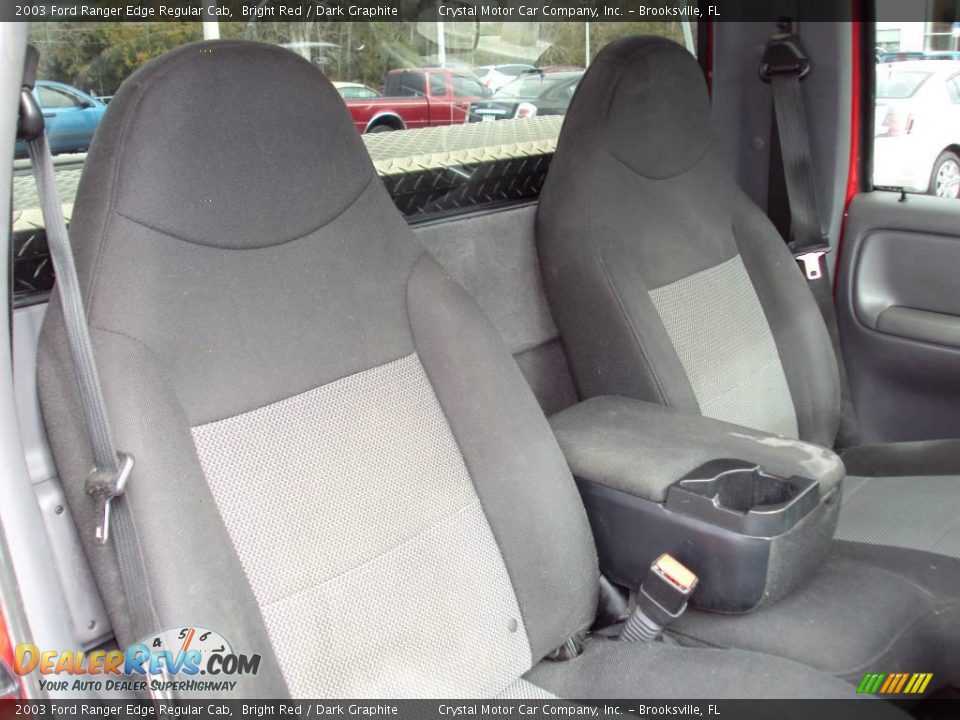 2003 Ford Ranger Edge Regular Cab Bright Red / Dark Graphite Photo #10
