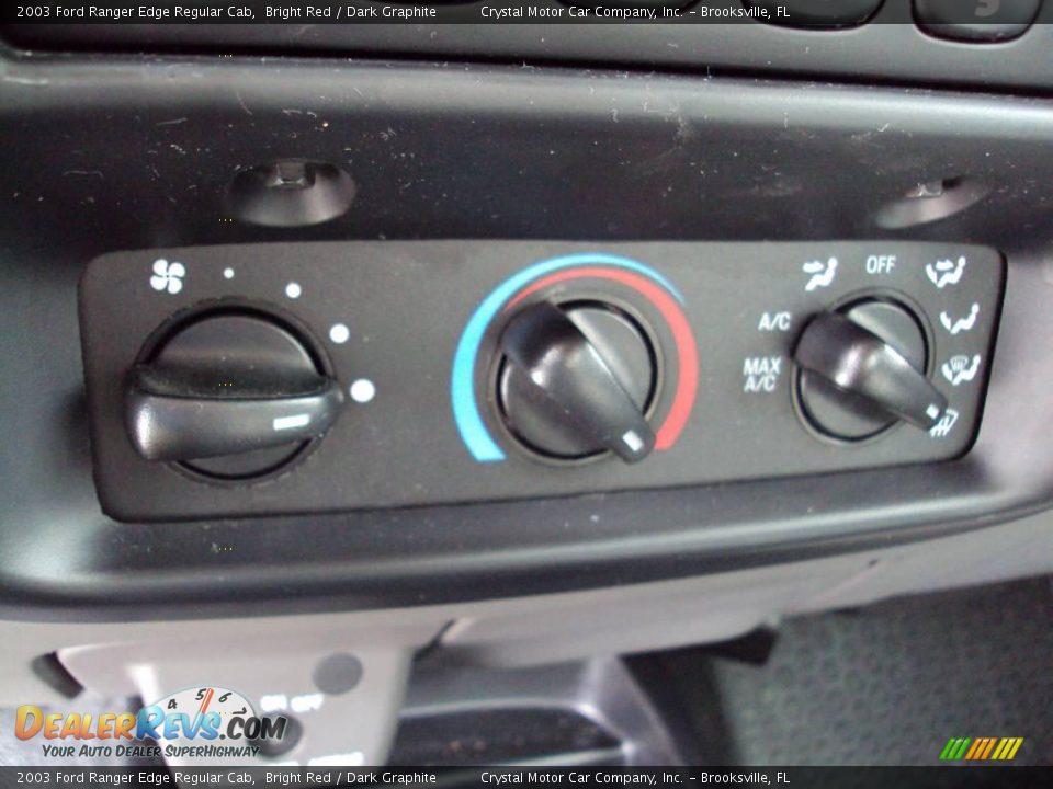 2003 Ford Ranger Edge Regular Cab Bright Red / Dark Graphite Photo #18