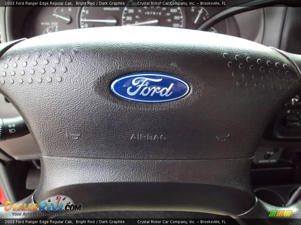 2003 Ford Ranger Edge Regular Cab Bright Red / Dark Graphite Photo #19