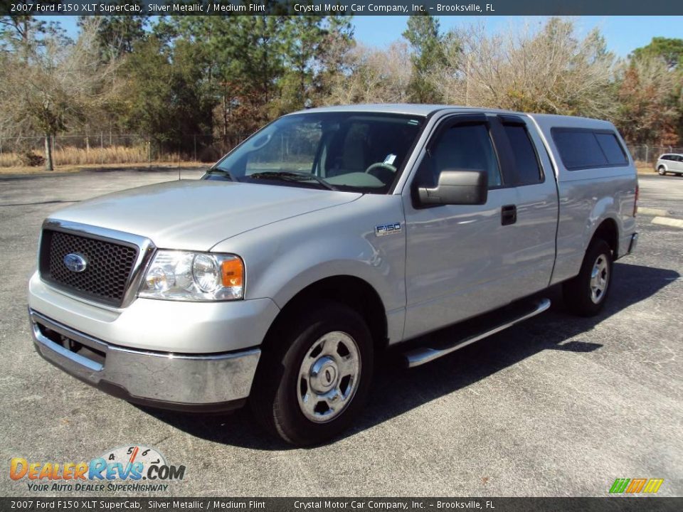 2007 Ford F150 XLT SuperCab Silver Metallic / Medium Flint Photo #1