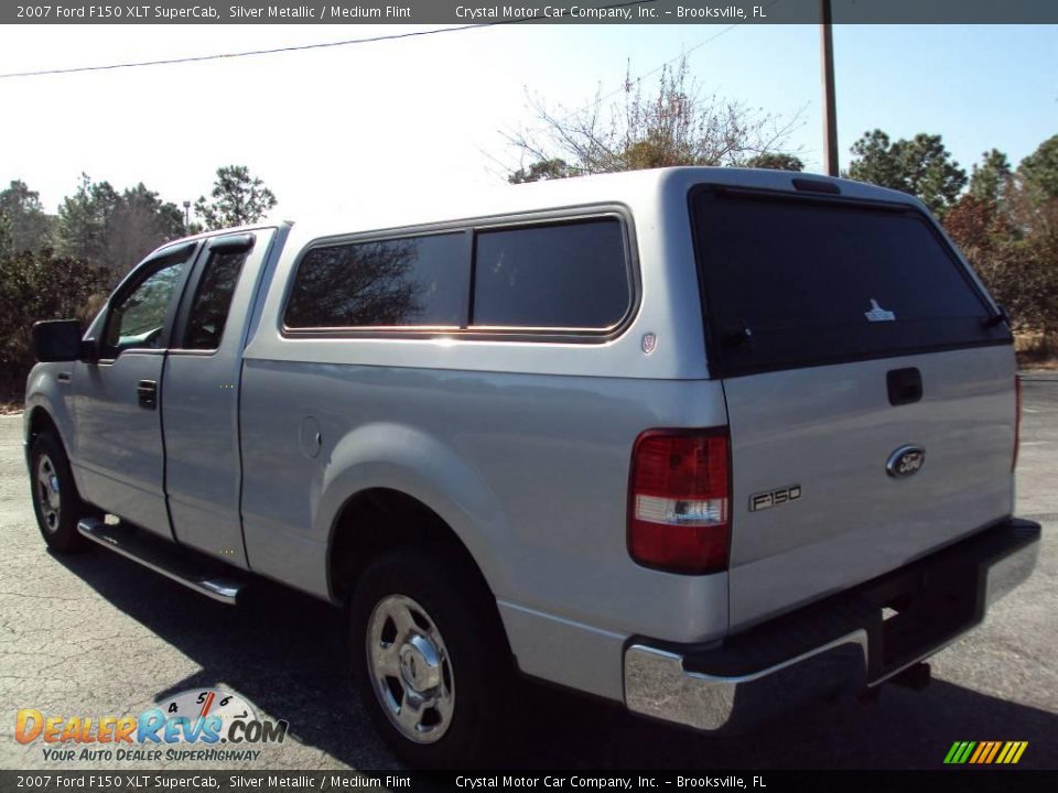 2007 Ford F150 XLT SuperCab Silver Metallic / Medium Flint Photo #3