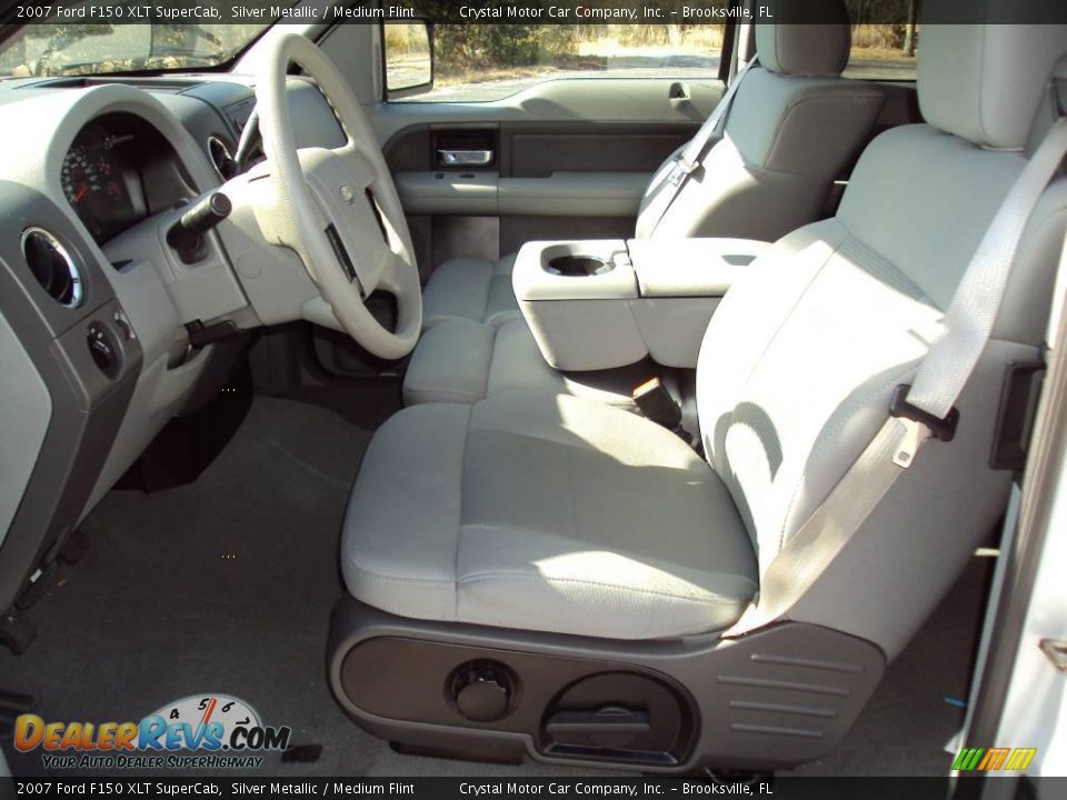 2007 Ford F150 XLT SuperCab Silver Metallic / Medium Flint Photo #4