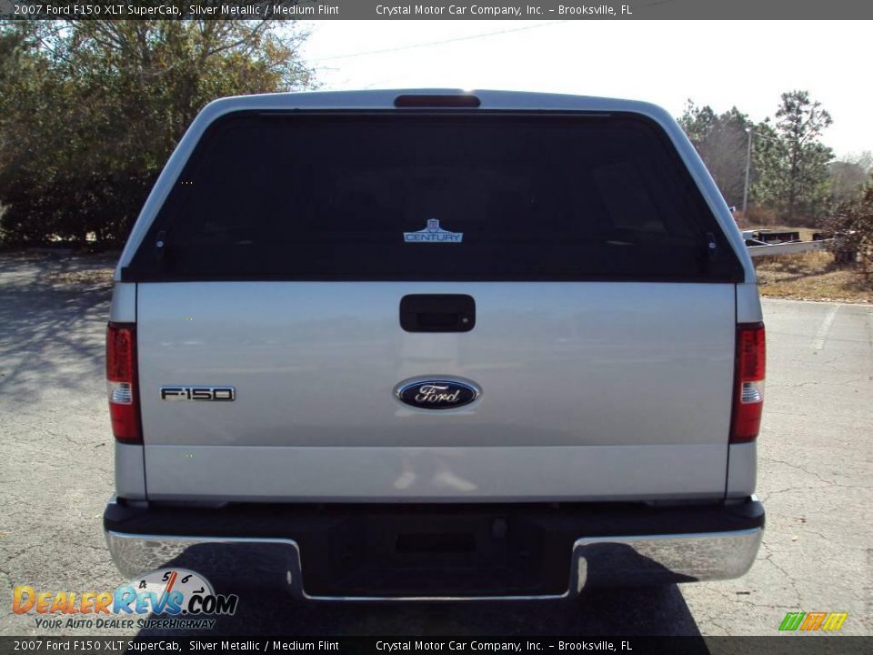 2007 Ford F150 XLT SuperCab Silver Metallic / Medium Flint Photo #7
