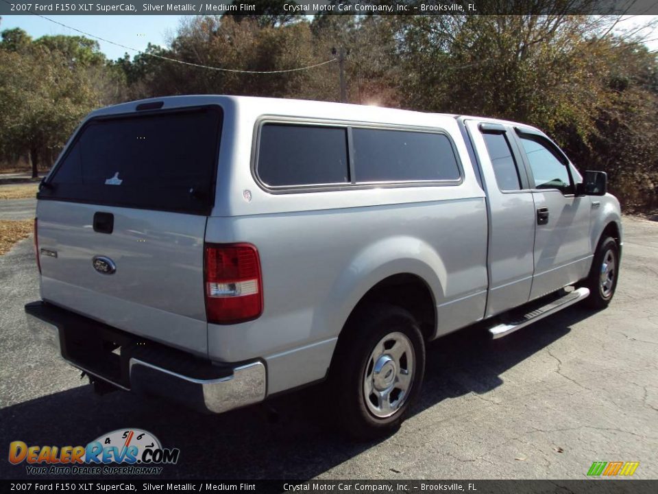 2007 Ford F150 XLT SuperCab Silver Metallic / Medium Flint Photo #8