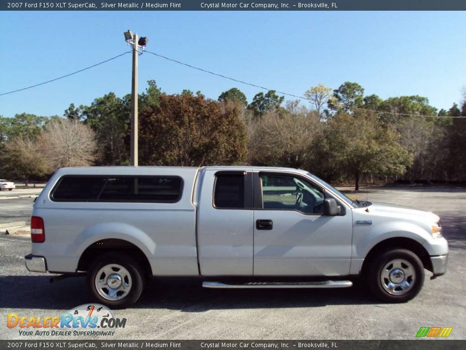 2007 Ford F150 XLT SuperCab Silver Metallic / Medium Flint Photo #9