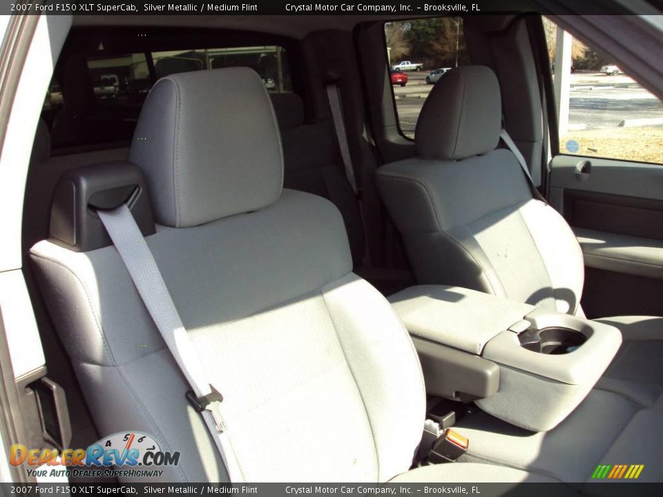 2007 Ford F150 XLT SuperCab Silver Metallic / Medium Flint Photo #11