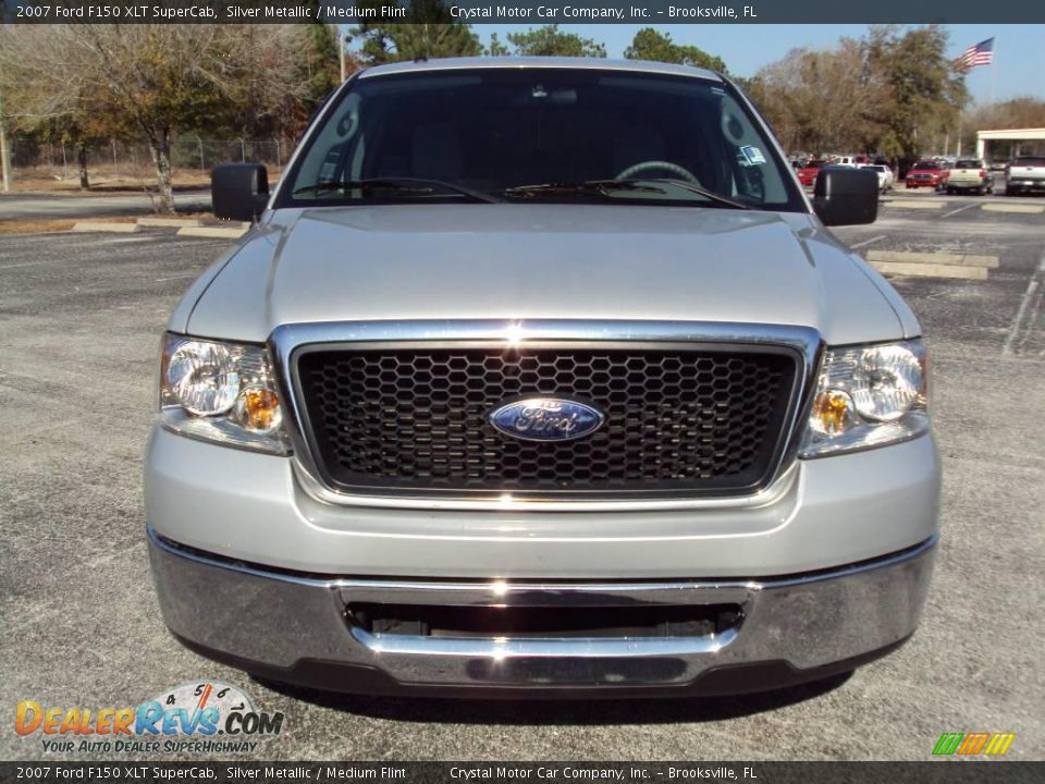 2007 Ford F150 XLT SuperCab Silver Metallic / Medium Flint Photo #12