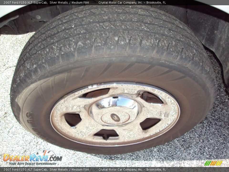 2007 Ford F150 XLT SuperCab Silver Metallic / Medium Flint Photo #13