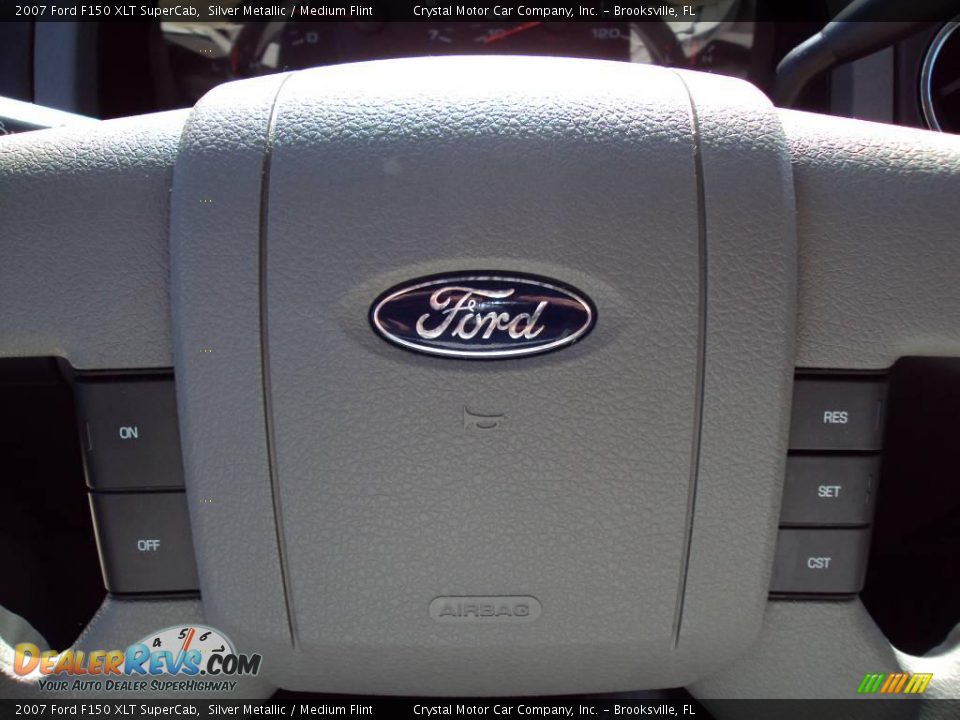2007 Ford F150 XLT SuperCab Silver Metallic / Medium Flint Photo #20