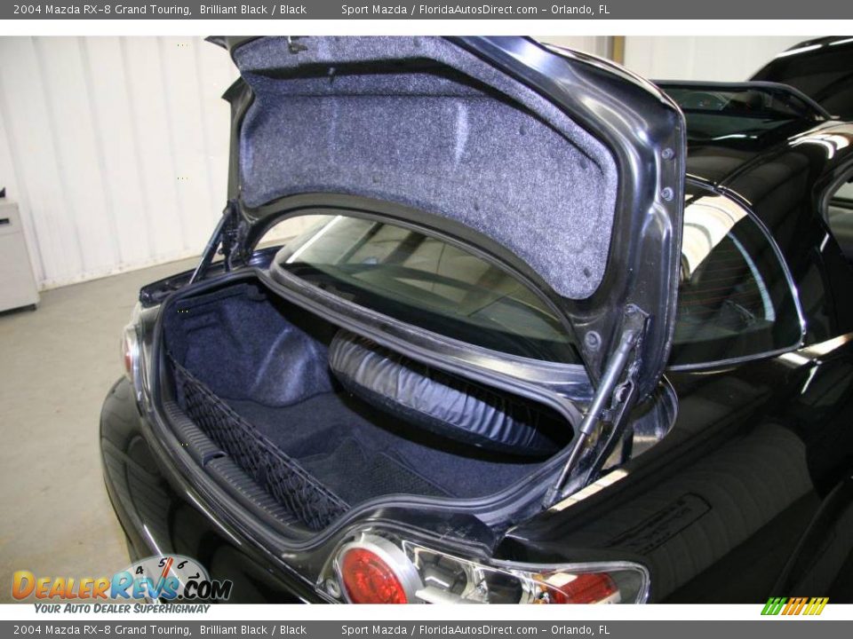 2004 Mazda RX-8 Grand Touring Brilliant Black / Black Photo #11