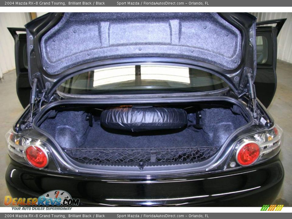 2004 Mazda RX-8 Grand Touring Brilliant Black / Black Photo #12