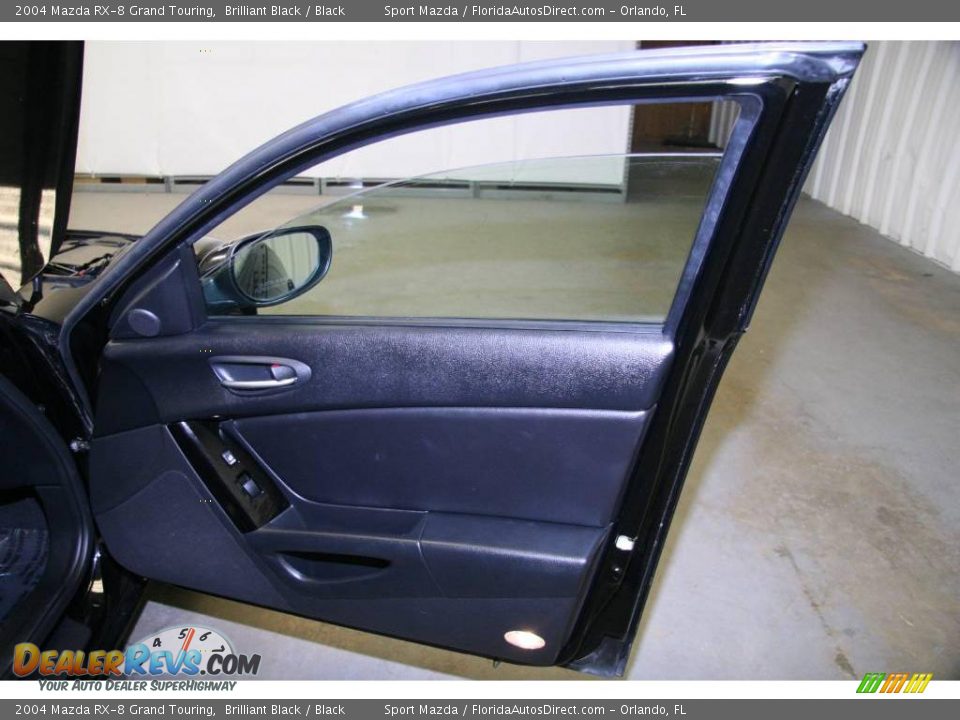 2004 Mazda RX-8 Grand Touring Brilliant Black / Black Photo #20