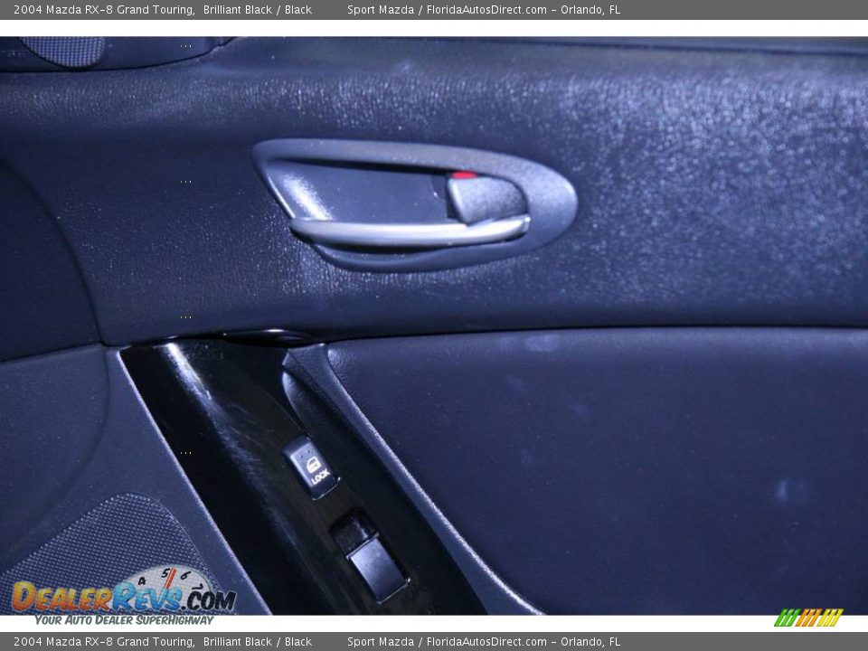 2004 Mazda RX-8 Grand Touring Brilliant Black / Black Photo #21