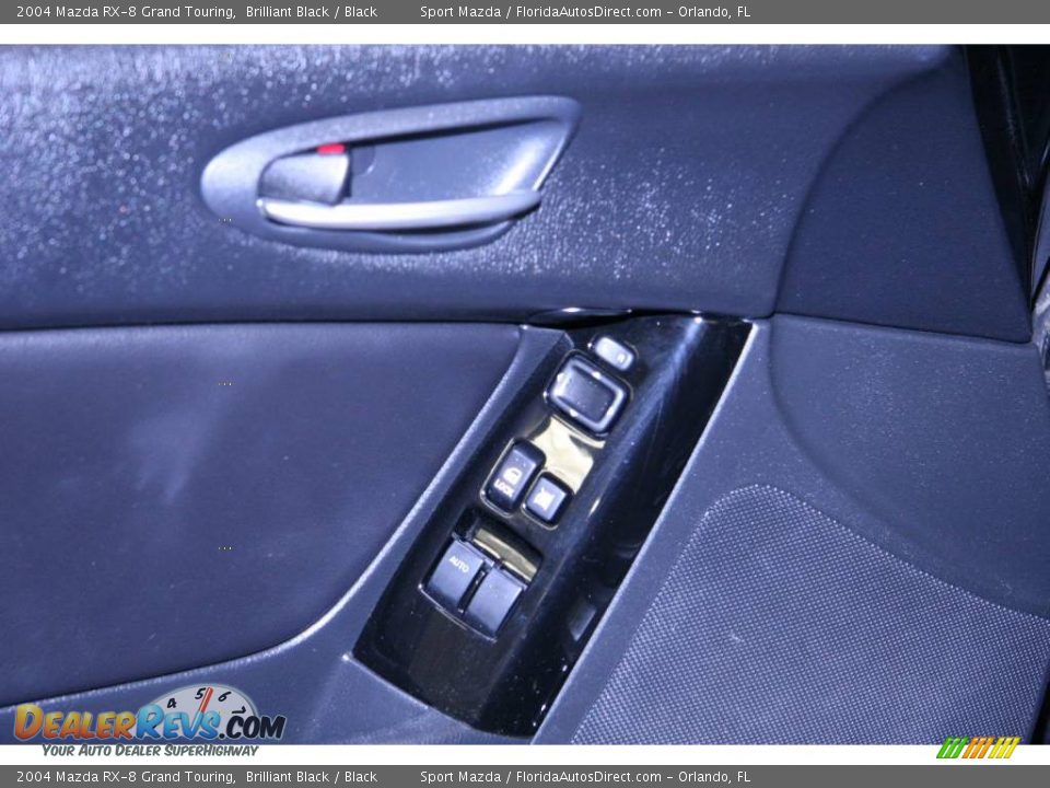 2004 Mazda RX-8 Grand Touring Brilliant Black / Black Photo #27