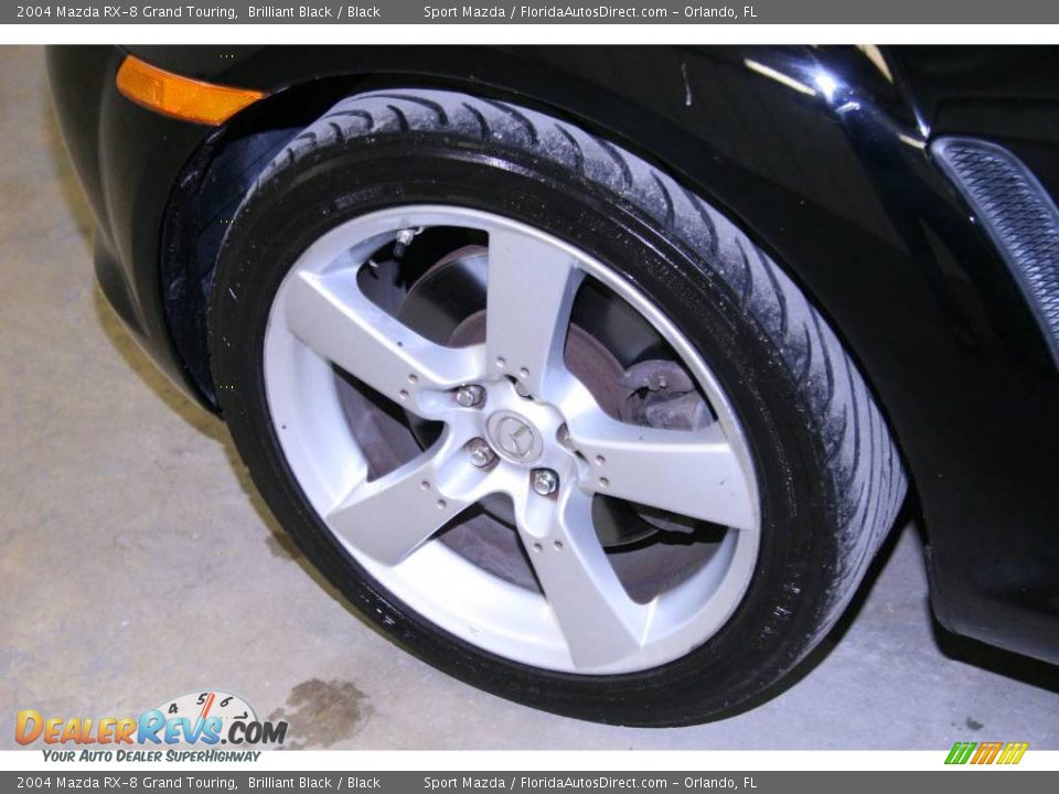 2004 Mazda RX-8 Grand Touring Brilliant Black / Black Photo #28