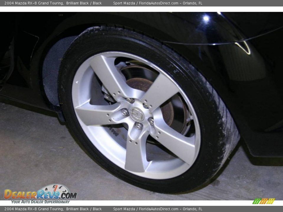 2004 Mazda RX-8 Grand Touring Brilliant Black / Black Photo #29