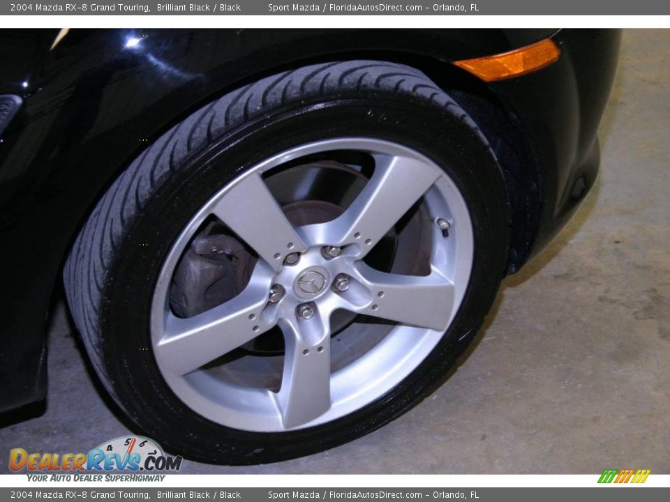 2004 Mazda RX-8 Grand Touring Brilliant Black / Black Photo #31