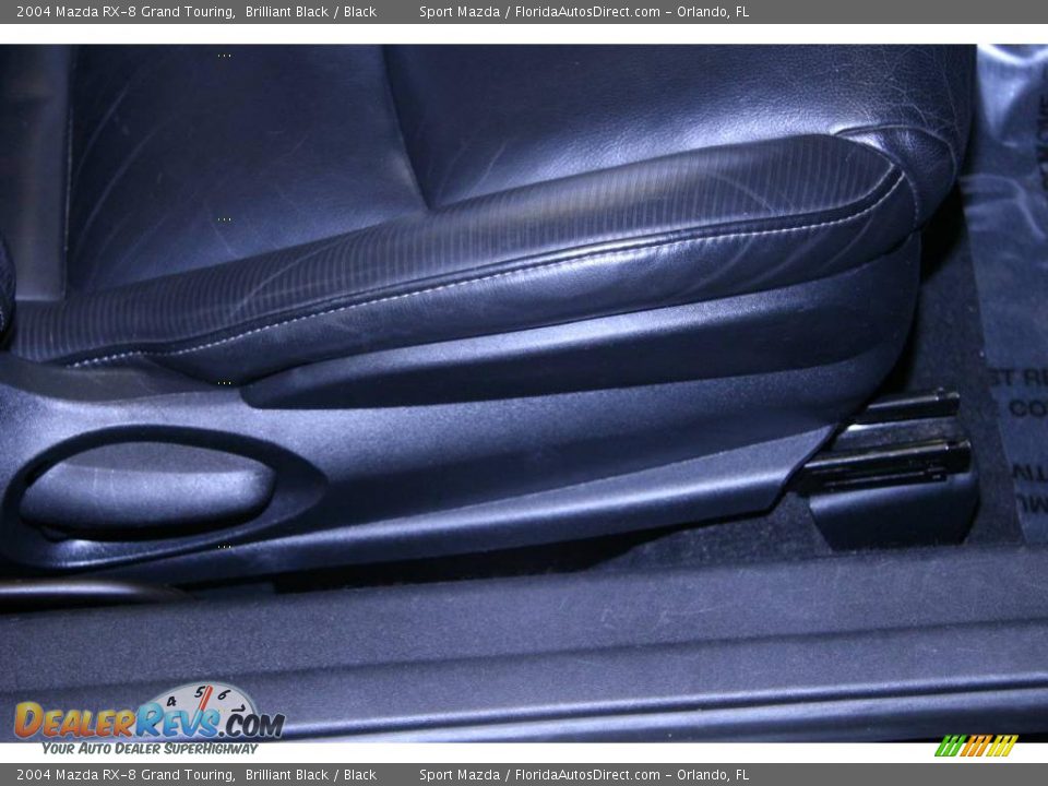 2004 Mazda RX-8 Grand Touring Brilliant Black / Black Photo #33