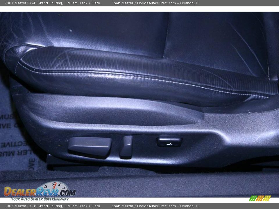 2004 Mazda RX-8 Grand Touring Brilliant Black / Black Photo #34