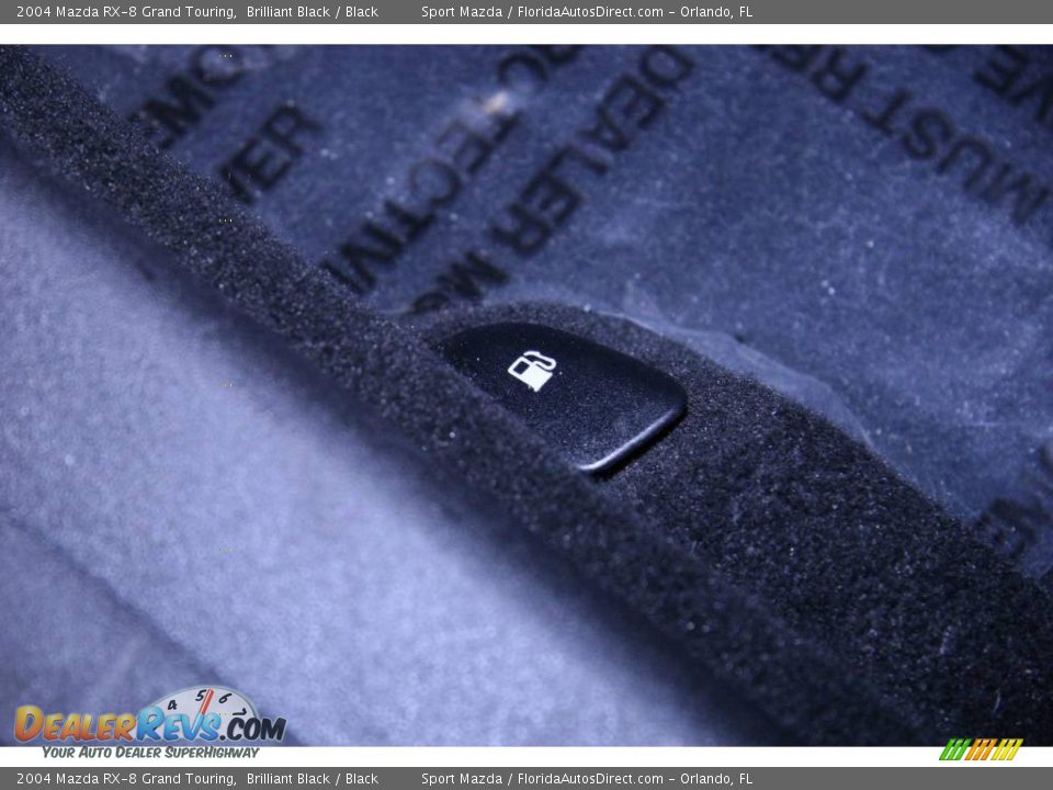 2004 Mazda RX-8 Grand Touring Brilliant Black / Black Photo #35