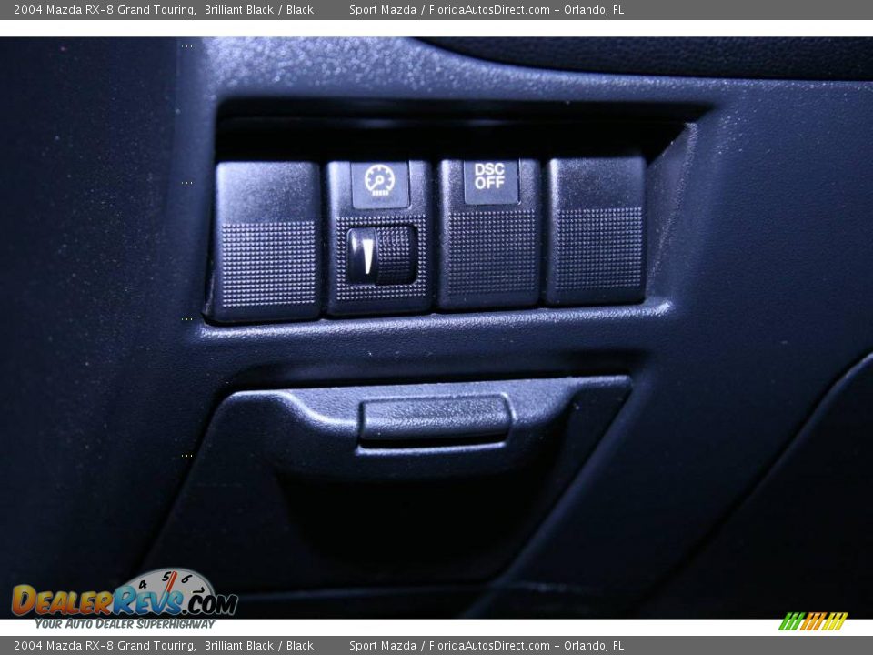 2004 Mazda RX-8 Grand Touring Brilliant Black / Black Photo #36