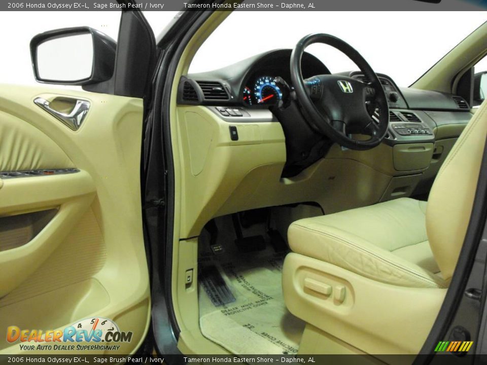 2006 Honda Odyssey EX-L Sage Brush Pearl / Ivory Photo #9