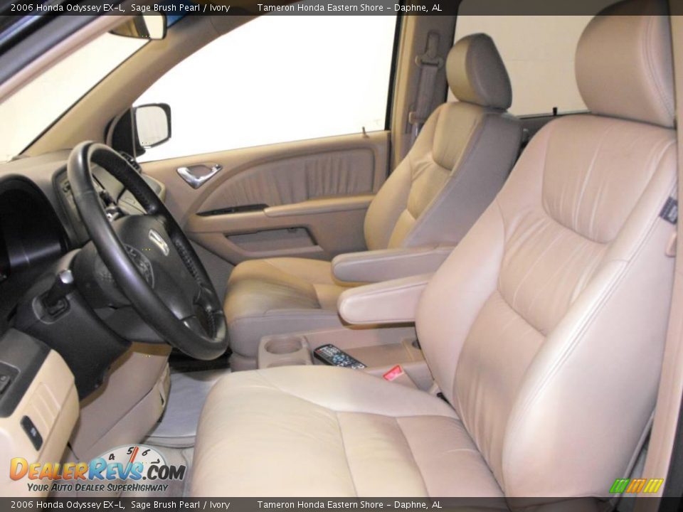 2006 Honda Odyssey EX-L Sage Brush Pearl / Ivory Photo #11