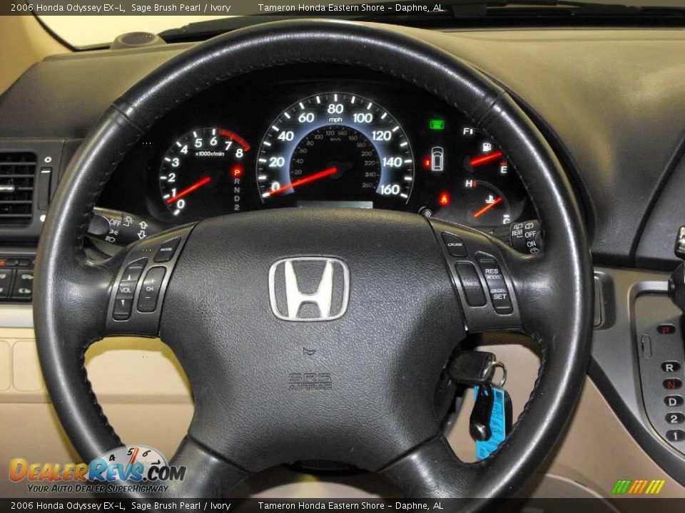2006 Honda Odyssey EX-L Sage Brush Pearl / Ivory Photo #20
