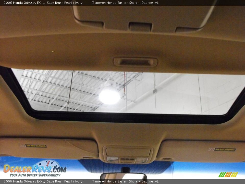 2006 Honda Odyssey EX-L Sage Brush Pearl / Ivory Photo #22