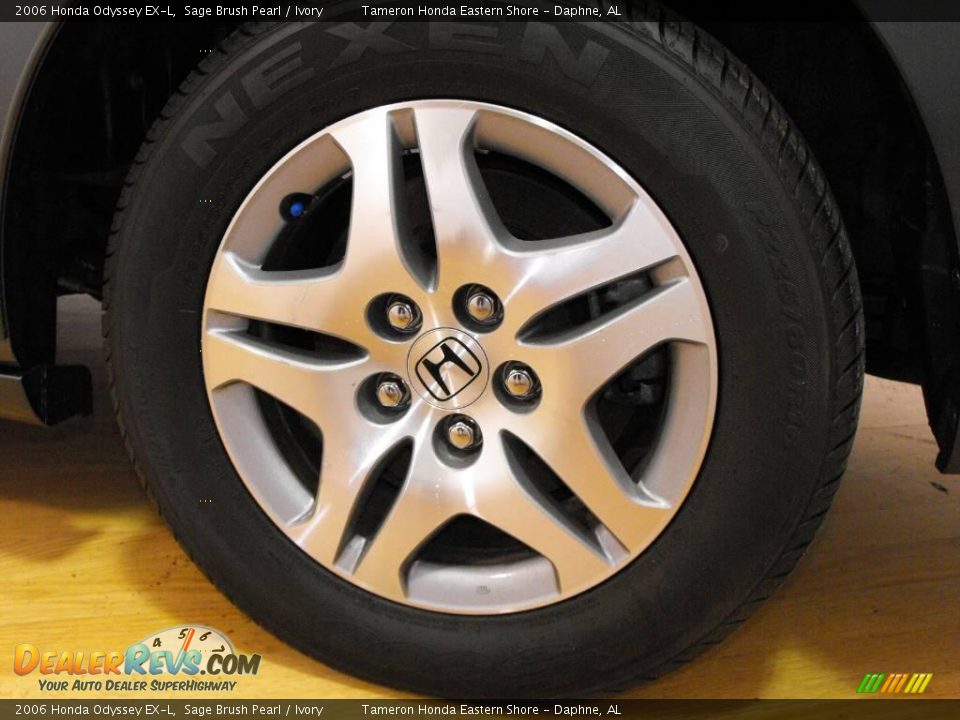 2006 Honda Odyssey EX-L Sage Brush Pearl / Ivory Photo #32
