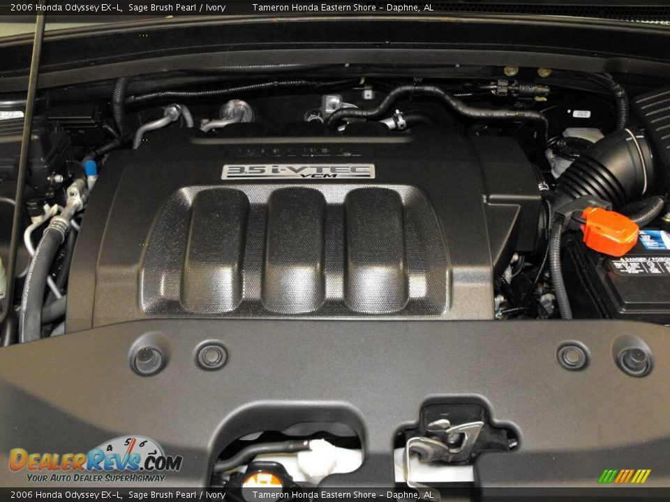 2006 Honda Odyssey EX-L Sage Brush Pearl / Ivory Photo #35