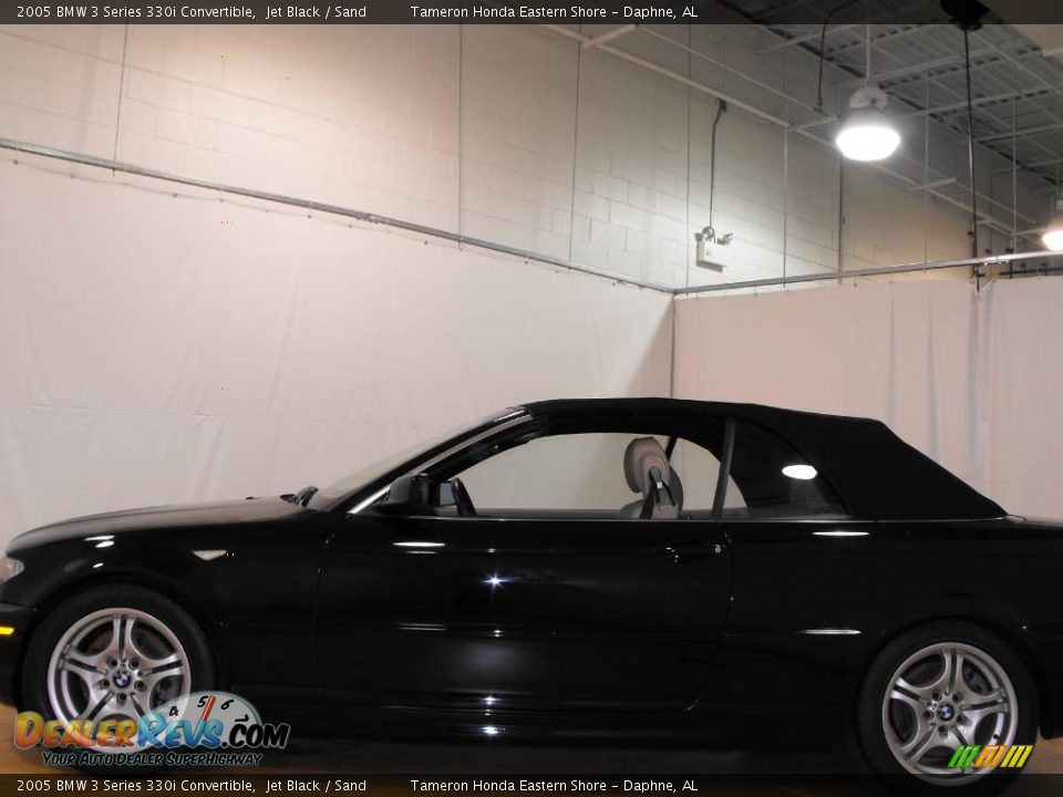 2005 BMW 3 Series 330i Convertible Jet Black / Sand Photo #2