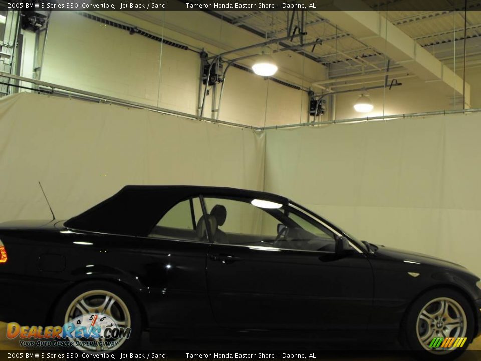 2005 BMW 3 Series 330i Convertible Jet Black / Sand Photo #6