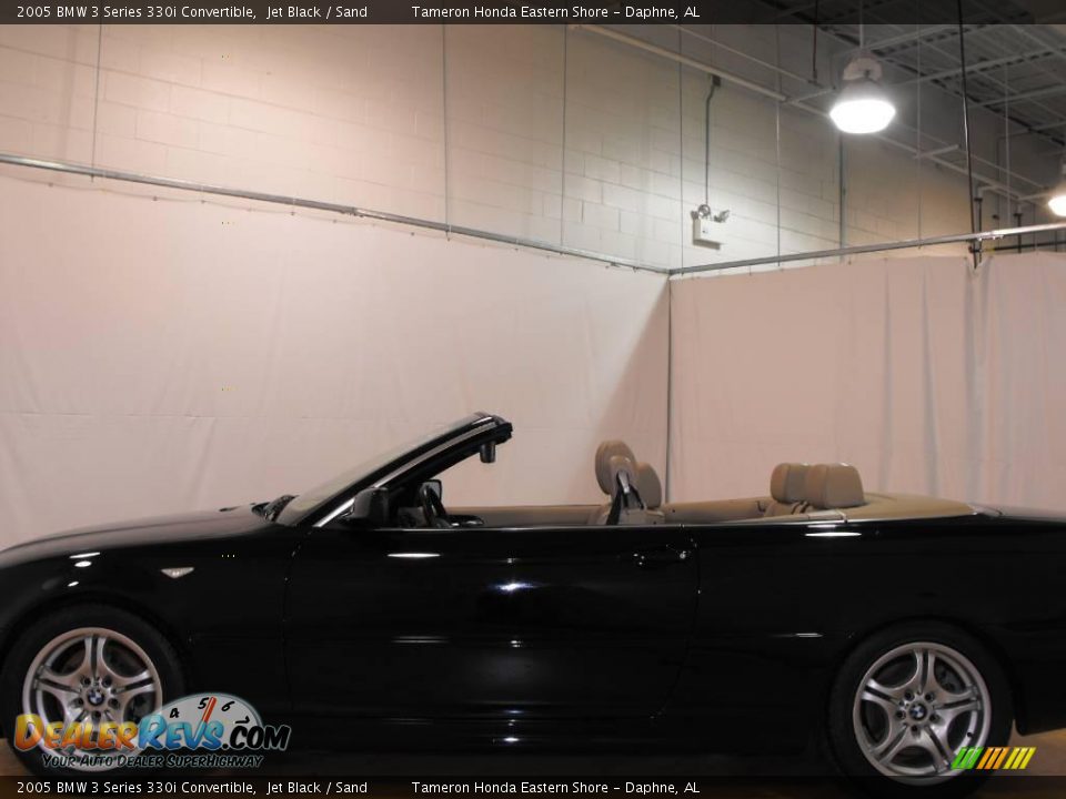 2005 BMW 3 Series 330i Convertible Jet Black / Sand Photo #10